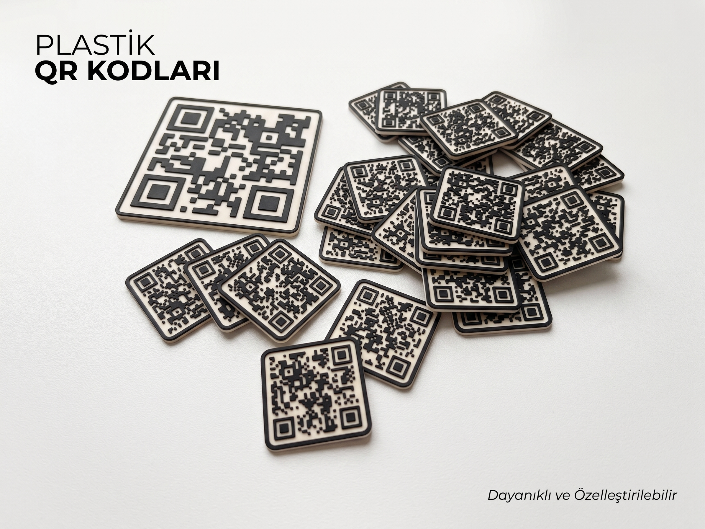 3D Printed QR Codes