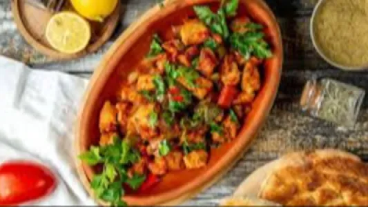 Chicken Sauté in a Clay Pot