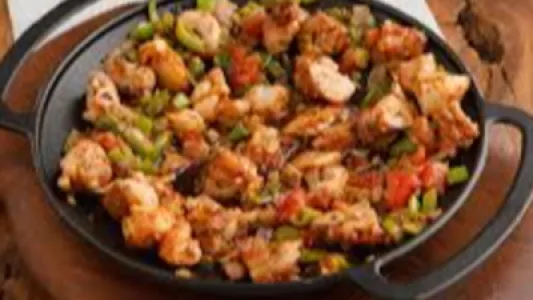 Sautéed Meat with Sautéed Chicken (Hair of the Chicken)