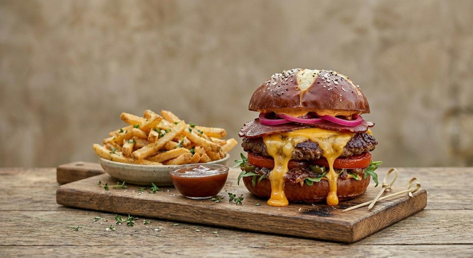 Cheesy Burger