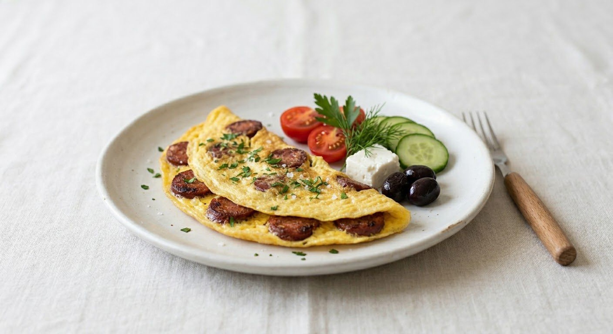 Scrambled Egg Platter with Sucuk