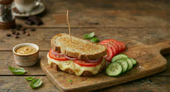 Cheese Tomato Toast