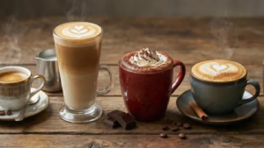 Heiße Kaffees