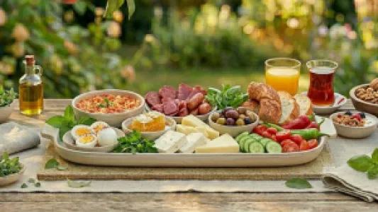 Sausage Omelet Plate